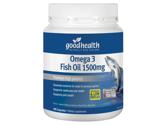 (image for) Omega 3 Fish Oil 1500mg (400caps)