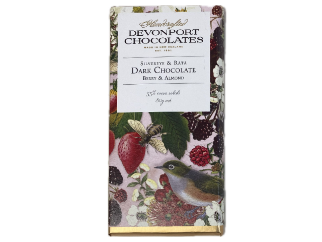 (image for) DEVONPORT CHOCO TAB SILVER EYE BERRY 80g