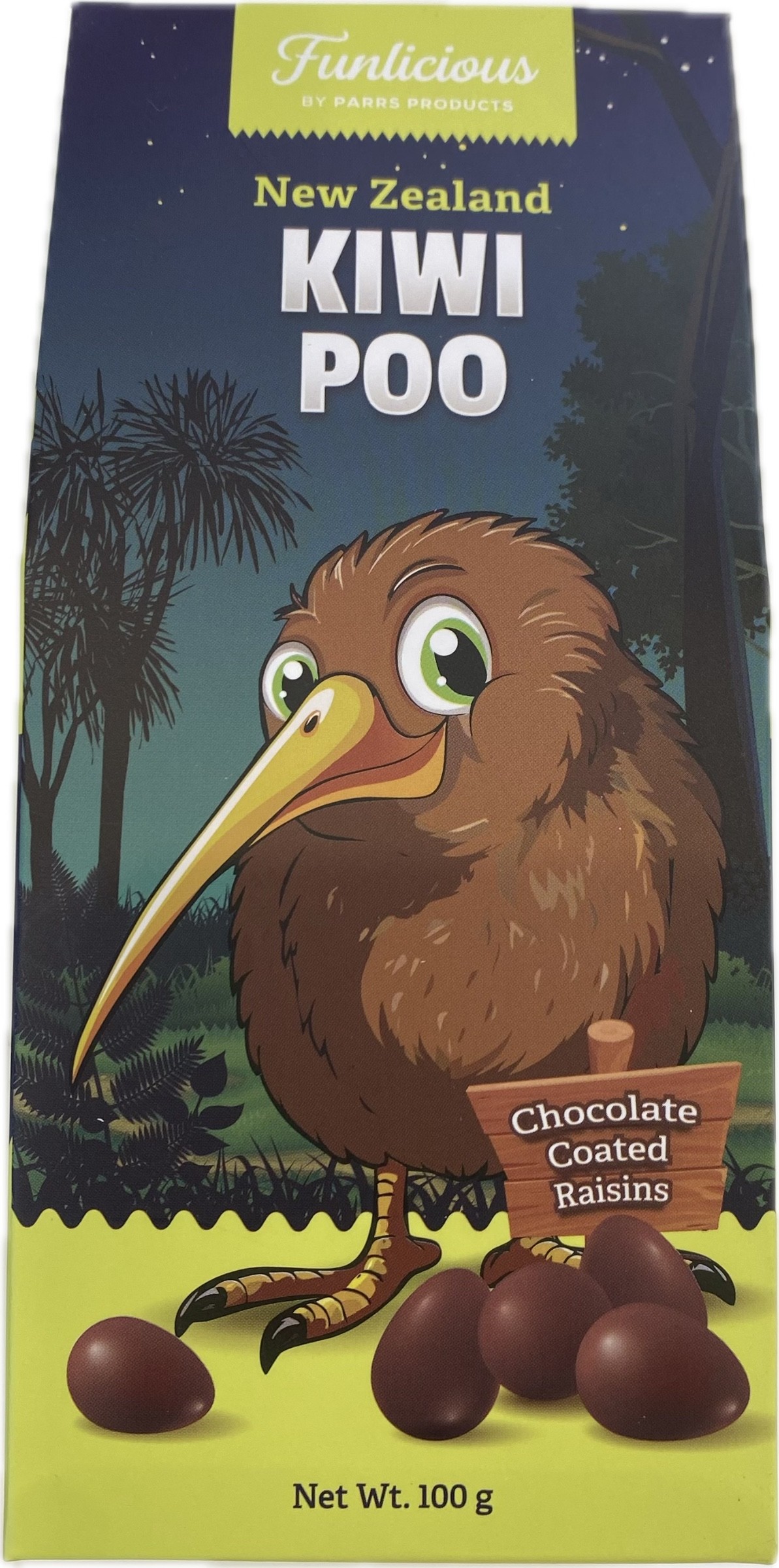 (image for) レーズンチョコレート Kiwi Poo, サイズ:100G