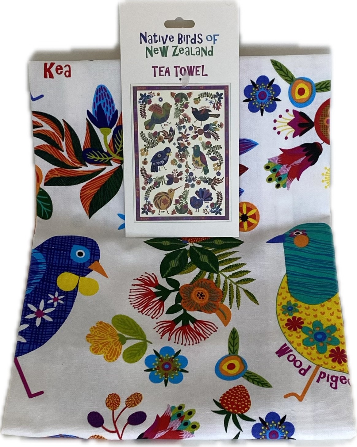 (image for) Retro Birds Teatowel