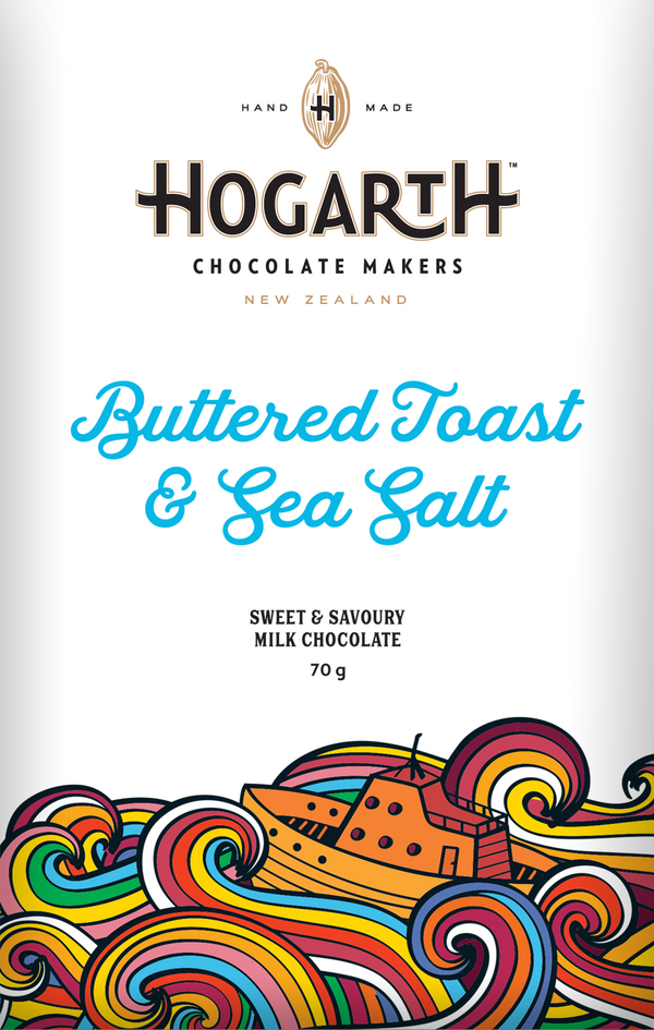 (image for) Hogarth Chocolate - バタートースト＆シーソルト 70g