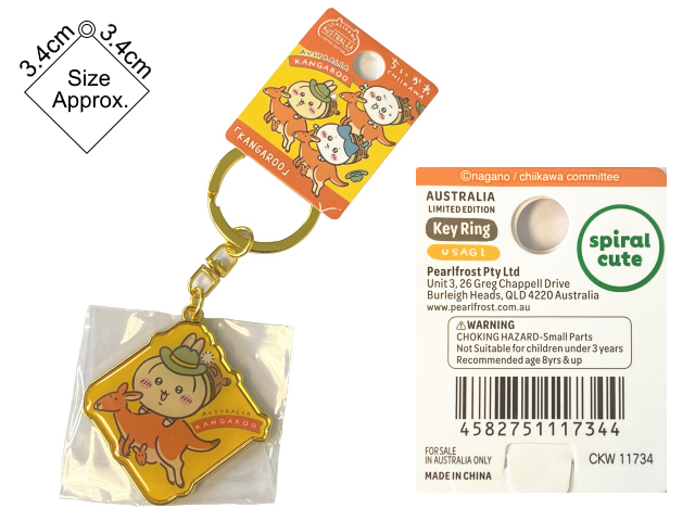 CHIIKAWA CHARM METAL KANGAROO USAGI CHIIKAWA CHARM METAL KANGAROO USAGI