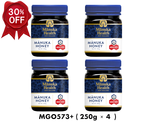 [LIMITED OFFER] HONEY MANUKA MGO573+ Set of 4 (250g x 4)