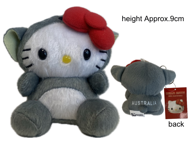 HELLO KITTY SOFT TOY KEYCHAIN 3.5INCH KOALA HELLO KITTY SOFT TOY KEYCHAIN 3.5INCH KOALA