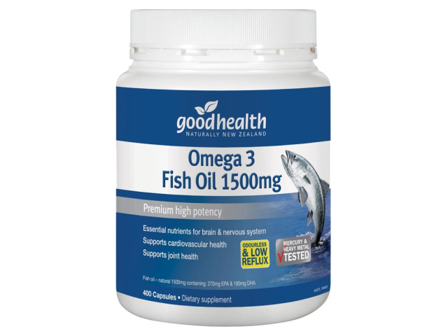 Omega 3 Fish Oil 1500mg (400caps)