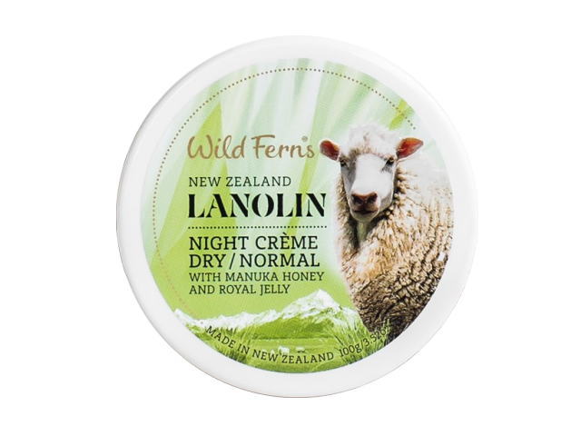 Lanolin Night Creme - Dry to Normal - with Manuka Honey and Roya