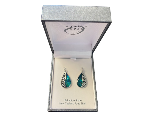 M/OPAL EARRINGS SICKLE TEARDROP M/OPAL EARRINGS SICKLE TEARDROP