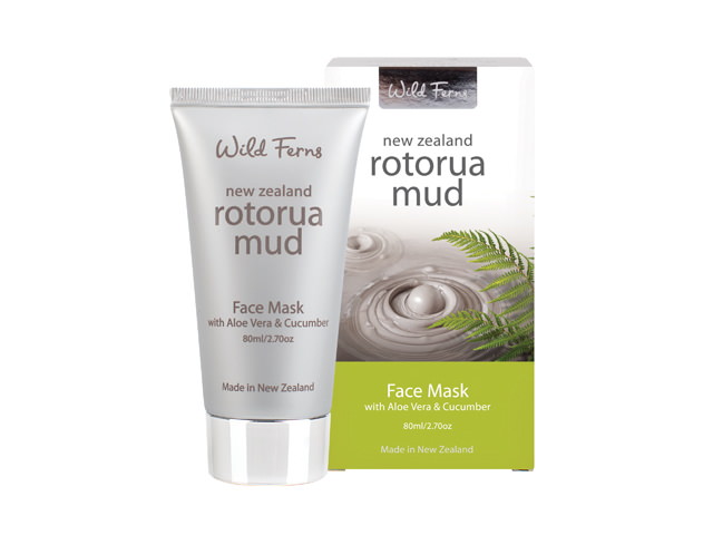 Rotorua Mud Face Mask with Aloe Vera & Cucumber 80ml