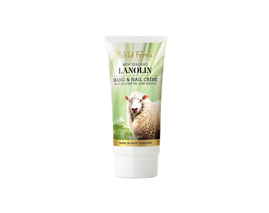 Lanolin Hand and Nail Creme with Rosehip Oil and Keratin (85ml)