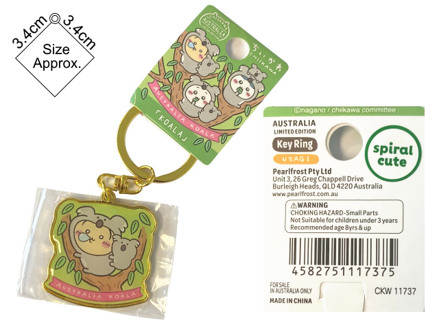 CHIIKAWA CHARM METAL KOALA USAGI