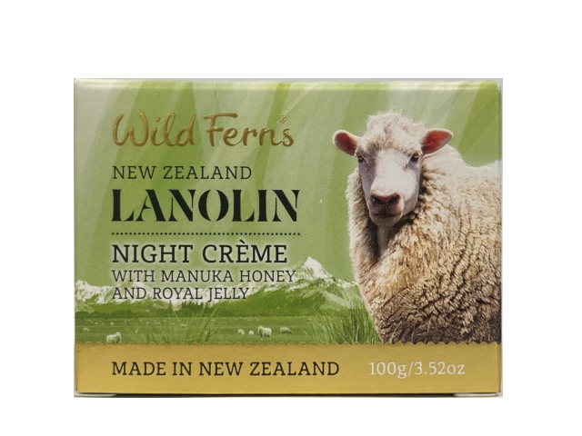 Lanolin Night Creme - with Manuka Honey and Roya