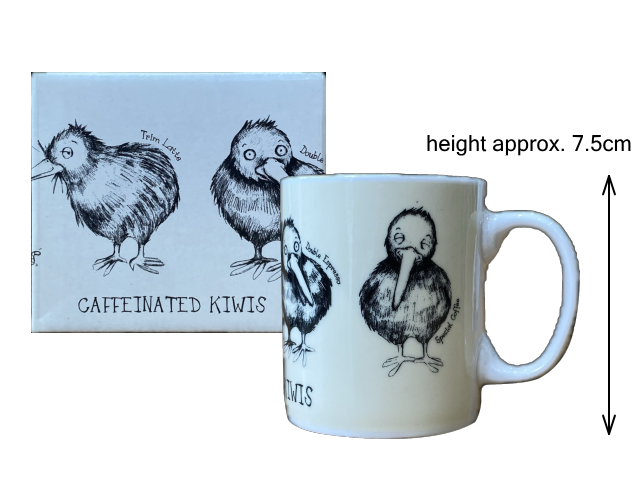 ミニマグカップ - CAFFEINATED KIWIS ミニマグカップ - CAFFEINATED KIWIS