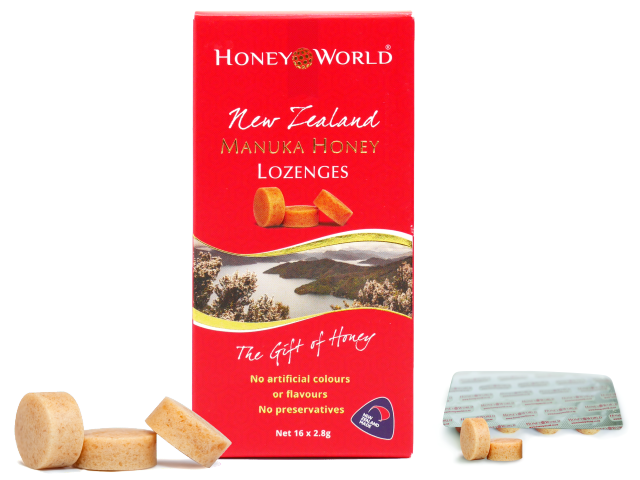 Honey World - MANUKA HONEY LOZENGES (2.8g x 16)