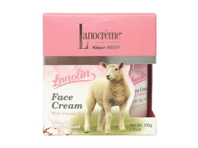 Lanocrème Lanolin Face Cream with Vitamin E (100g)