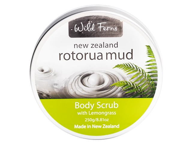 Rotorua Mud Body Scrub with Lemongrass 250g