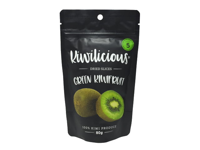 Kiwilicious Green - Dried Green Kiwifruit (80g)